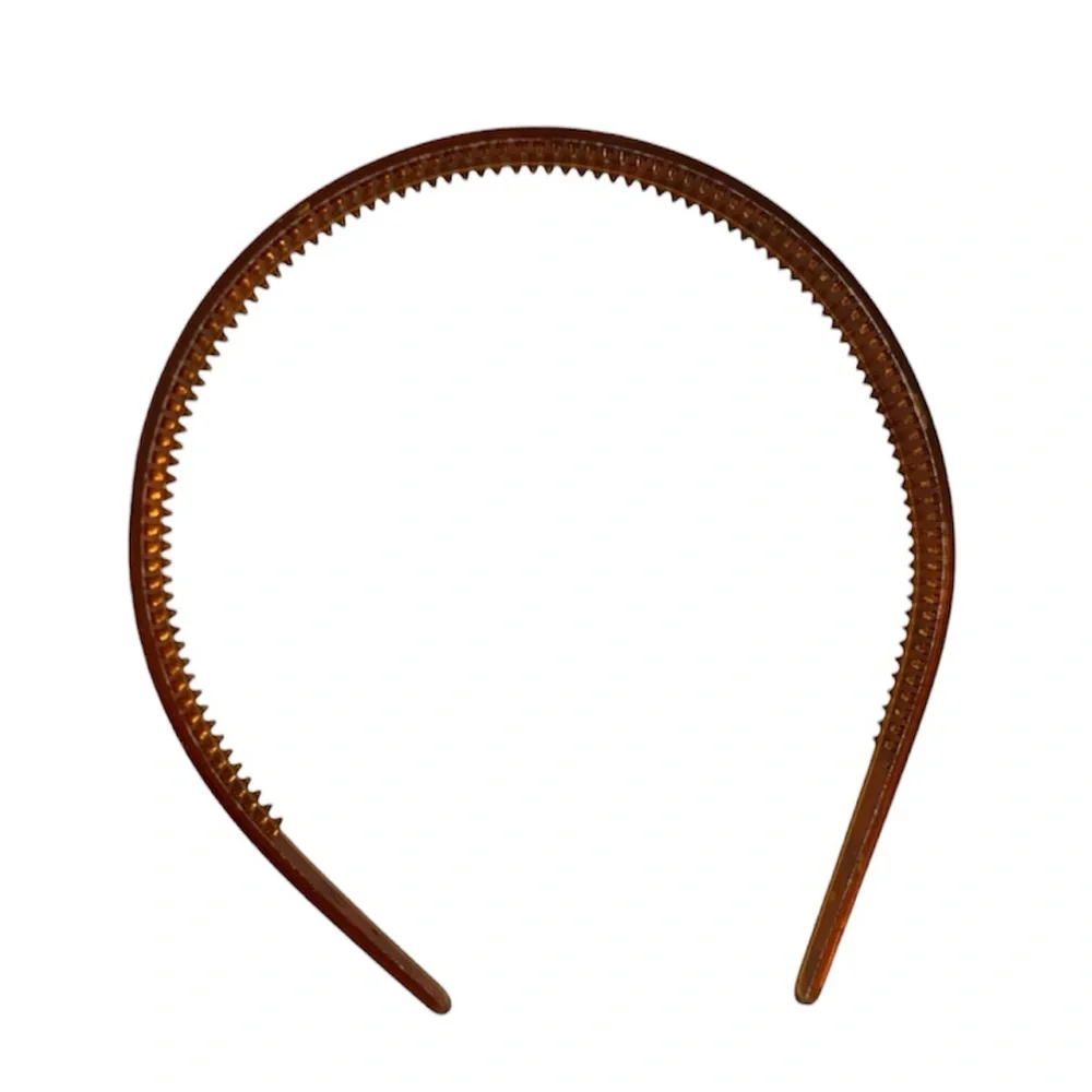 🦋 5/$25 - Vintage Tortoise Shell Brown Plastic Headband (from early 2000’s)